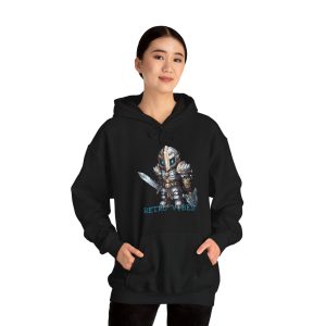 Unisex Hooded Sweatshirt: Arcade Paladin - Retro Gaming Style | Gift for Gamer | IRLMOG