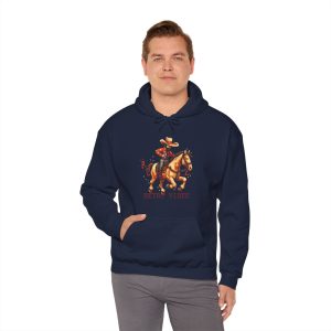 Unisex Hooded Sweatshirt: Arcade Cowboy- Retro Gaming Style | Gift for Gamer | IRLMOG