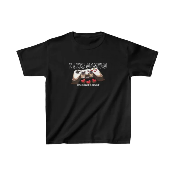 Kids Heavy Cotton Tee: Pixel Passion - Young Gamer Style Kids Heavy Cotton Tee: Pixel Passion - Young Gamer Style