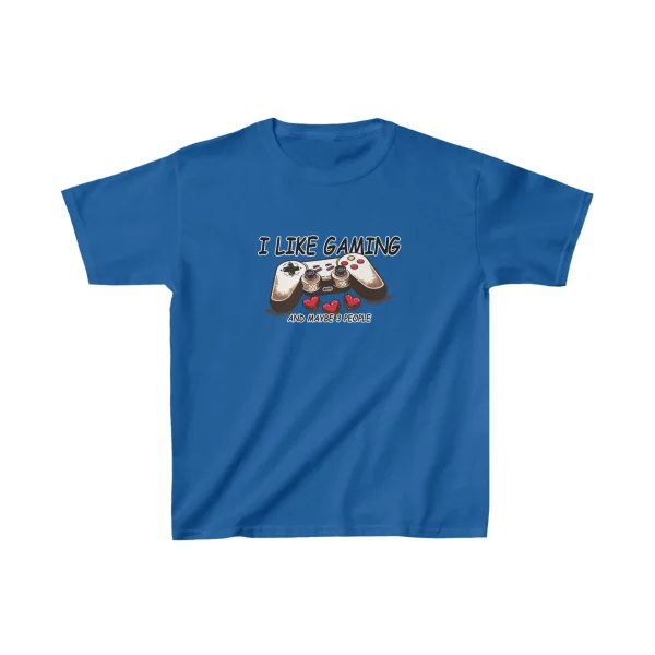 Kids Heavy Cotton Tee: Pixel Passion - Young Gamer Style Kids Heavy Cotton Tee: Pixel Passion - Young Gamer Style