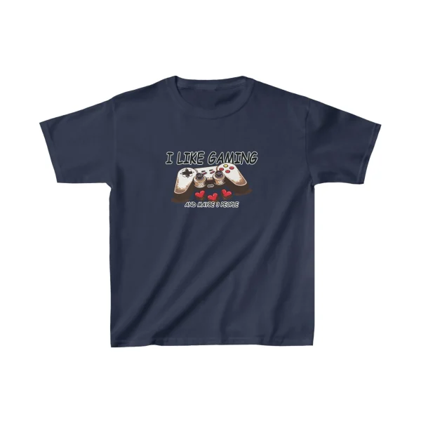 Kids Heavy Cotton Tee: Pixel Passion - Young Gamer Style Kids Heavy Cotton Tee: Pixel Passion - Young Gamer Style