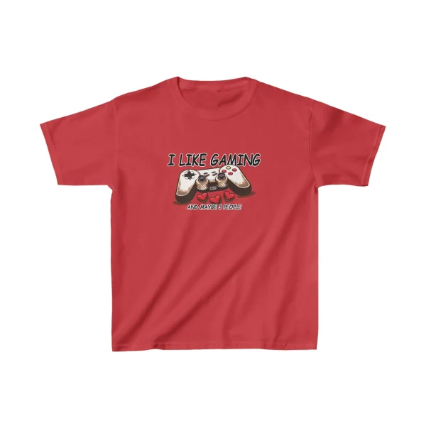 Kids Heavy Cotton Tee: Pixel Passion - Young Gamer Style Kids Heavy Cotton Tee: Pixel Passion - Young Gamer Style