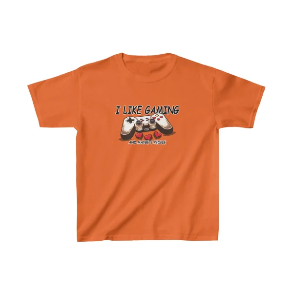 Kids Heavy Cotton Tee: Pixel Passion - Young Gamer Style Kids Heavy Cotton Tee: Pixel Passion - Young Gamer Style
