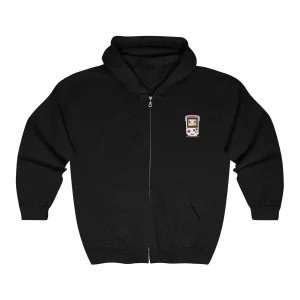 Gamer Hoodie For Headphones - Unisex Full Zip Hooded Sweatshirt