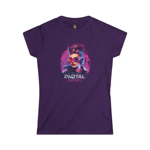 Cyberpunk Fashion – Girl Gamer Tshirt – Women’s Softstyle Tee