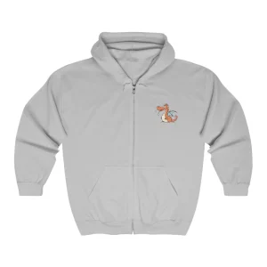 Dragon Hoodie – Gamer Clothing Unisex Full Zip Hooded Sweatshirt