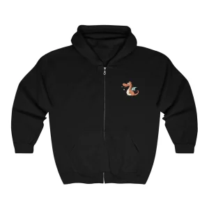 Dragon Hoodie – Gamer Clothing Unisex Full Zip Hooded Sweatshirt