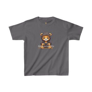 Clothes for Gamers – Bear With Me, I’m Gaming! – Kids Heavy Cotton Tee