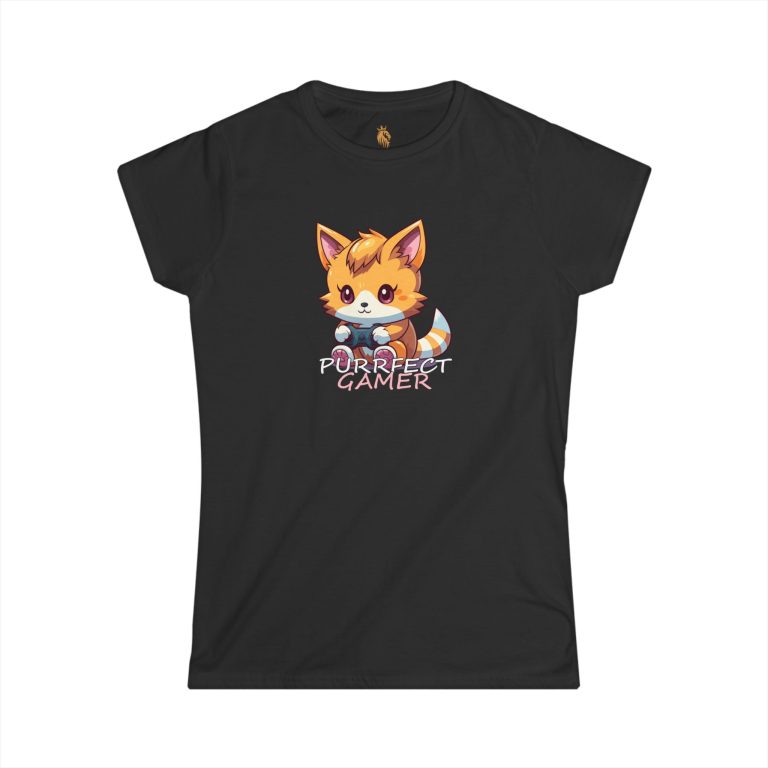 Gaming Lifestyle Clothing - Purrfect Gamer Women’s Softstyle Tee
