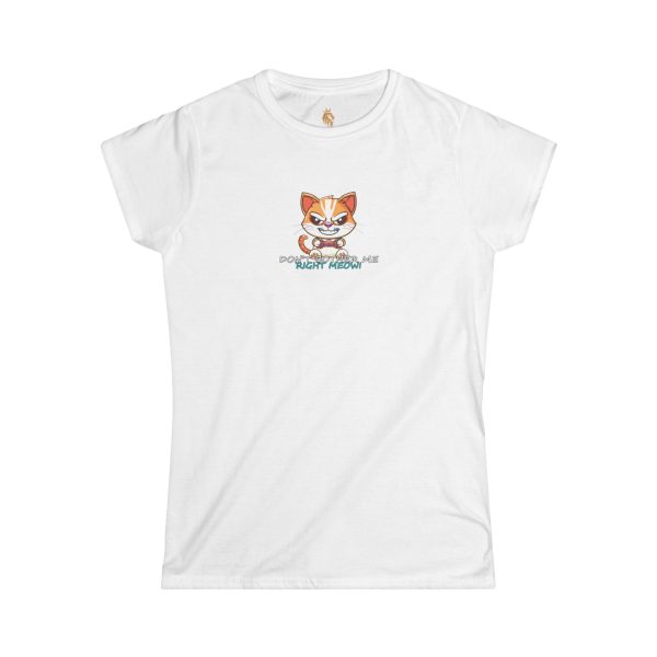 Geek Chic – Don’t Bother Me Right Meow! Women’s Softstyle Tee