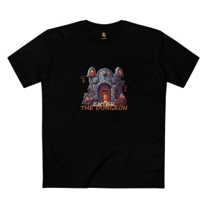 Retro Gamer Clothing – Enter the Dungeon – Men’s Staple Tee