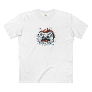 Angry Video Game Nerd – Button Smashing – Men’s Staple Tee