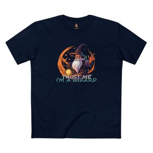 Gaming Meme – Trust Me, I’m a Wizard Men’s Staple Tee