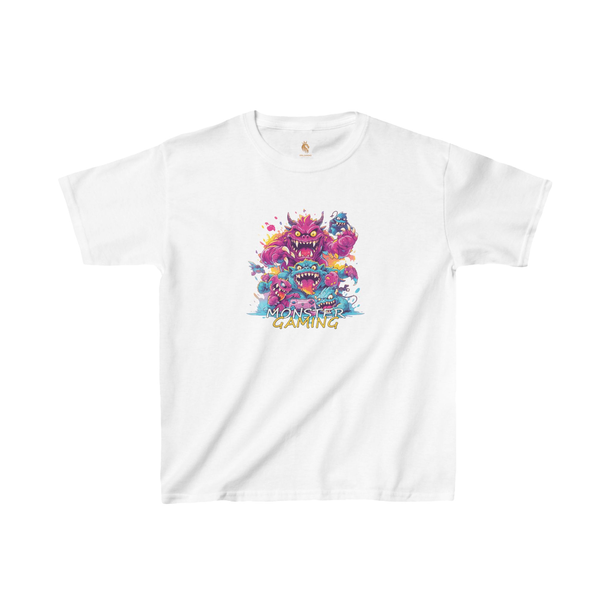 Gaming Lifestyle Clothing - Monster Gaming Halloween T-Shirt Kids Heavy Cotton Tee