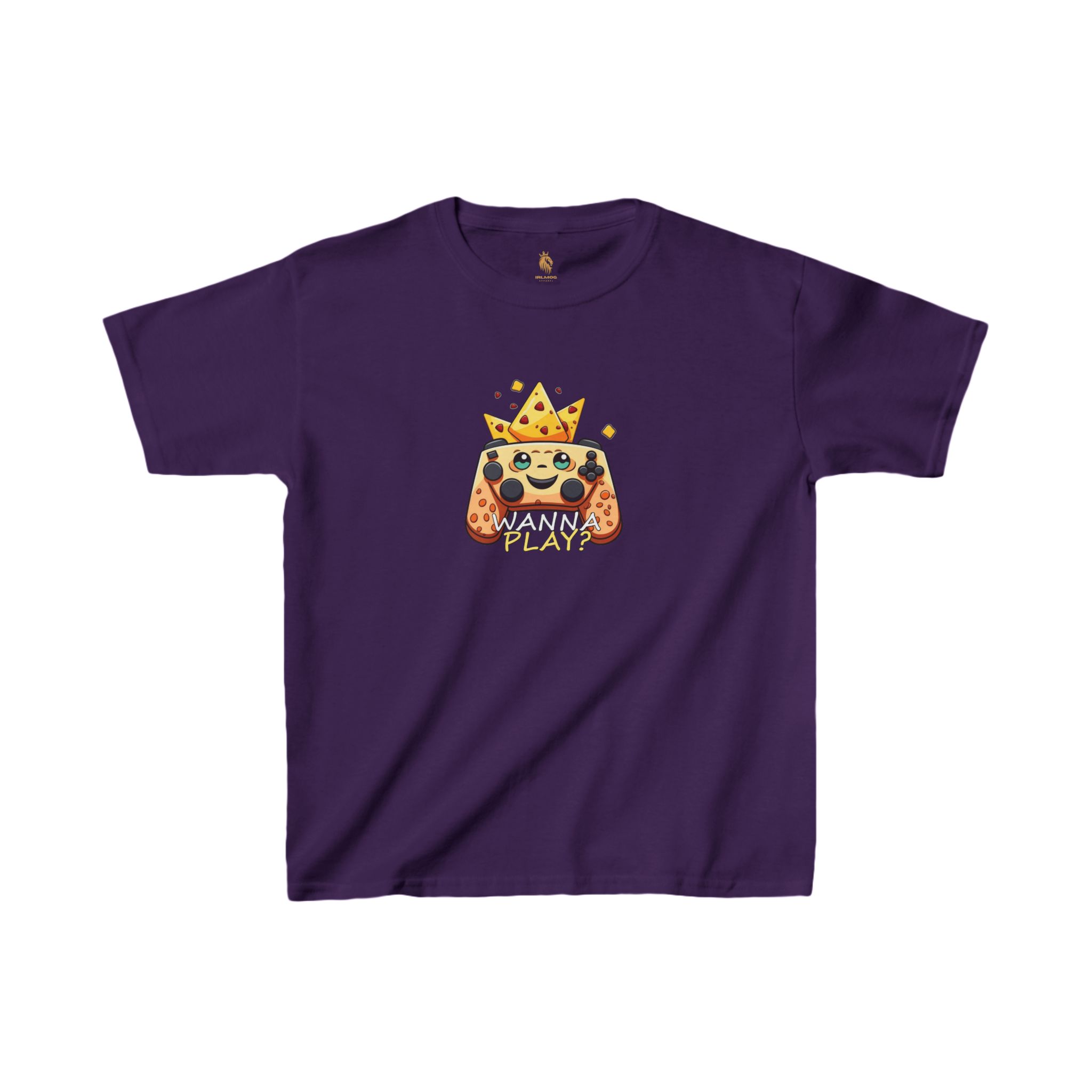 Gaming Lifestyle Clothing - Wanna Play? Kids Heavy Cotton Tee